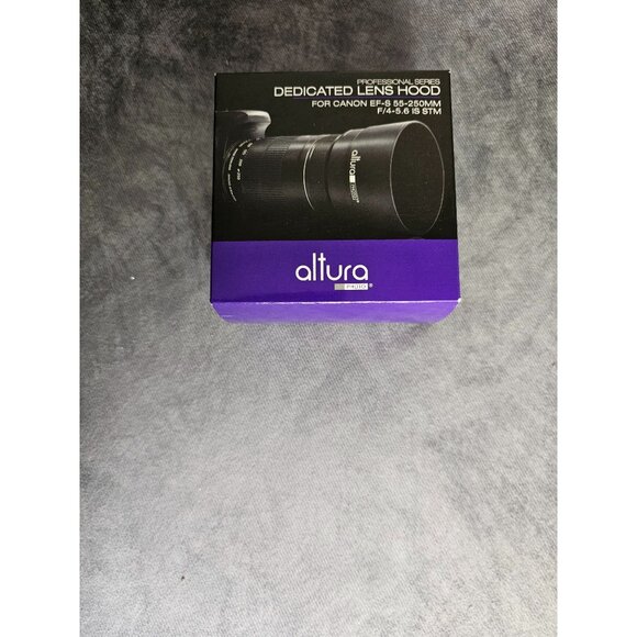 Altura Dedicated Lens Hood Shade for Canon EF-S 55-250MM F/4-5.6 IS STM - Picture 5 of 6